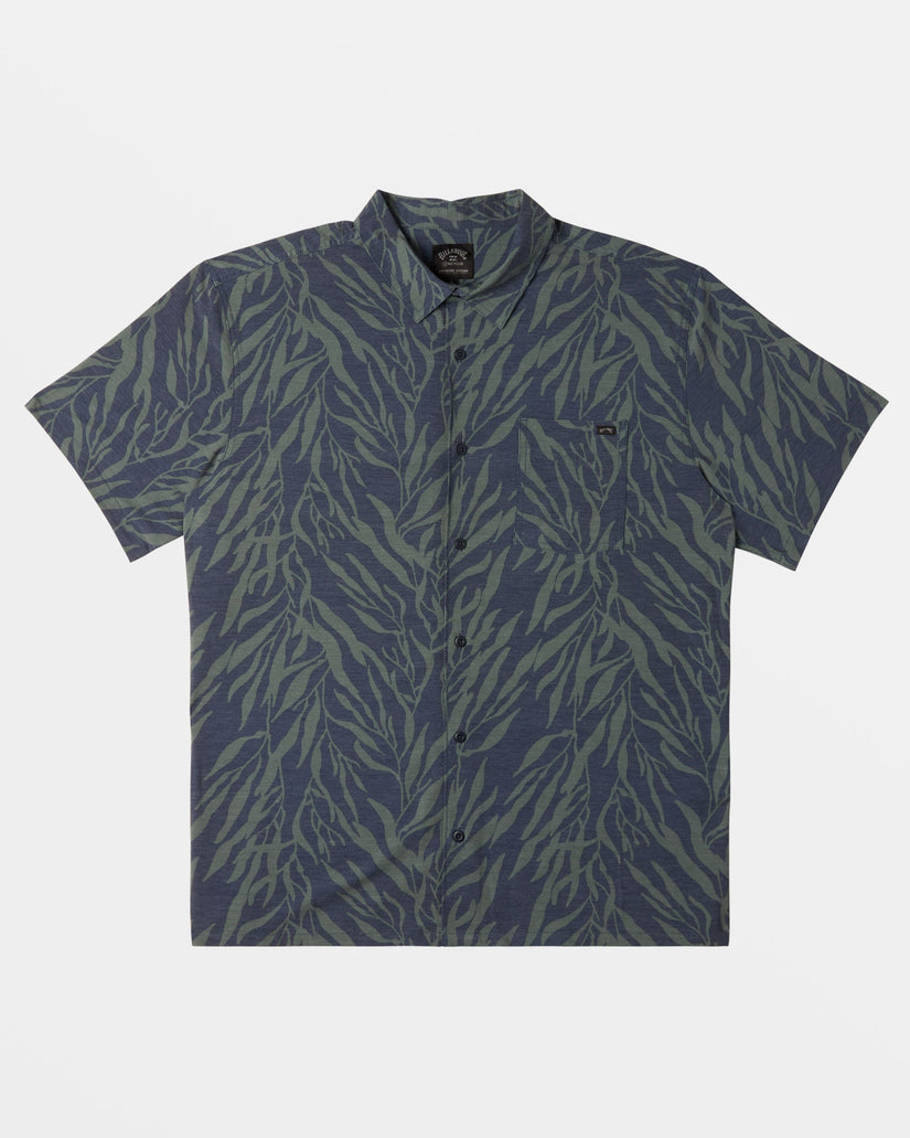 A/Div Surftrek Trail Short Sleeve Shirt - Dusty Navy