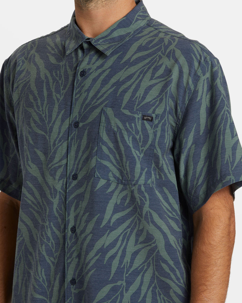 A/Div Surftrek Trail Short Sleeve Shirt - Dusty Navy