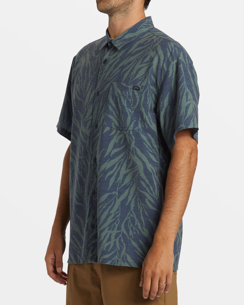 A/Div Surftrek Trail Short Sleeve Shirt - Dusty Navy