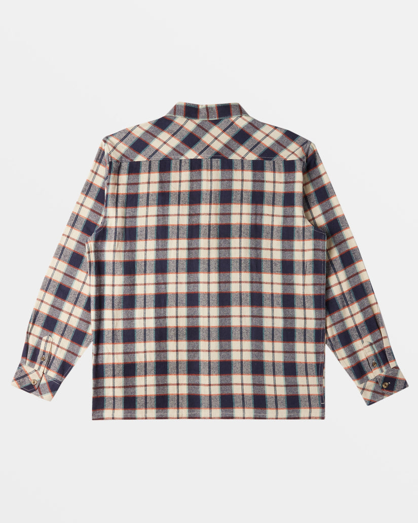 Offshore Flannel Shirt - Dusty Navy