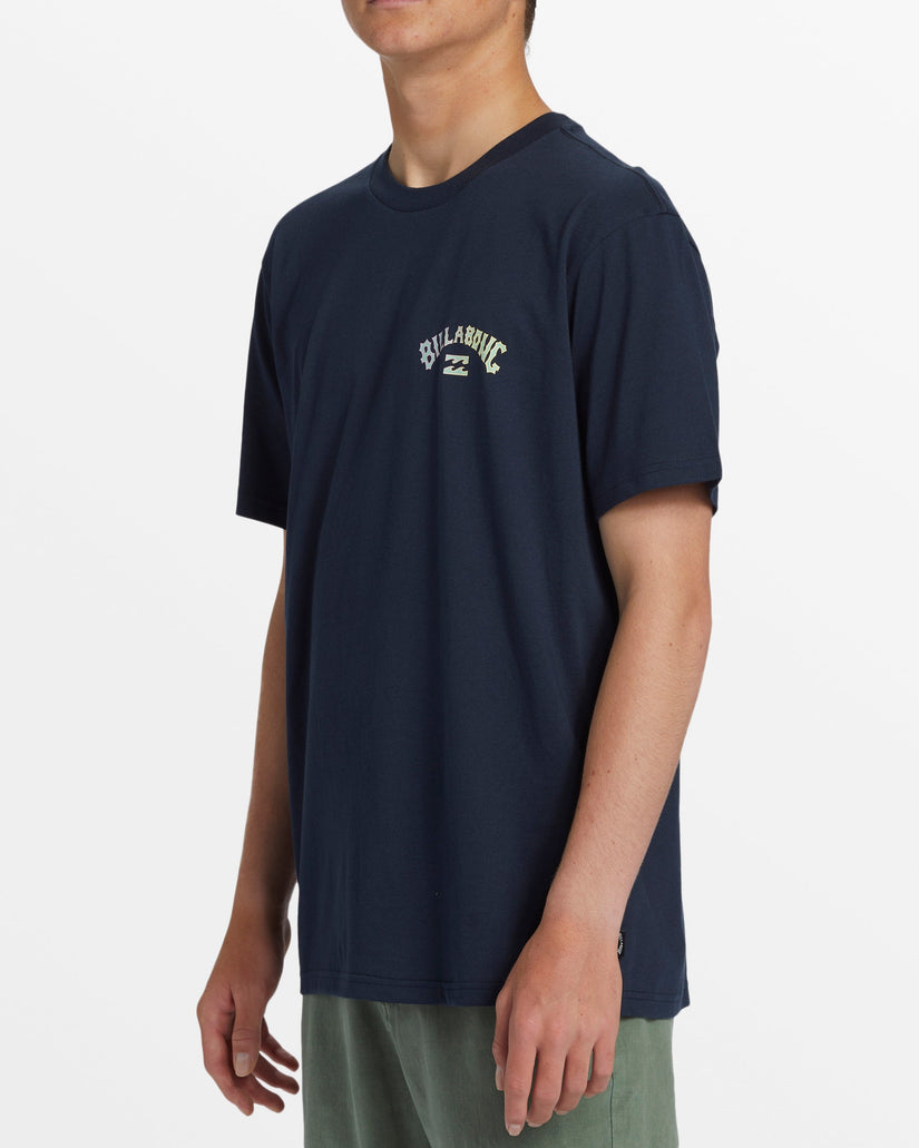 Arch Fill T-Shirt - Navy