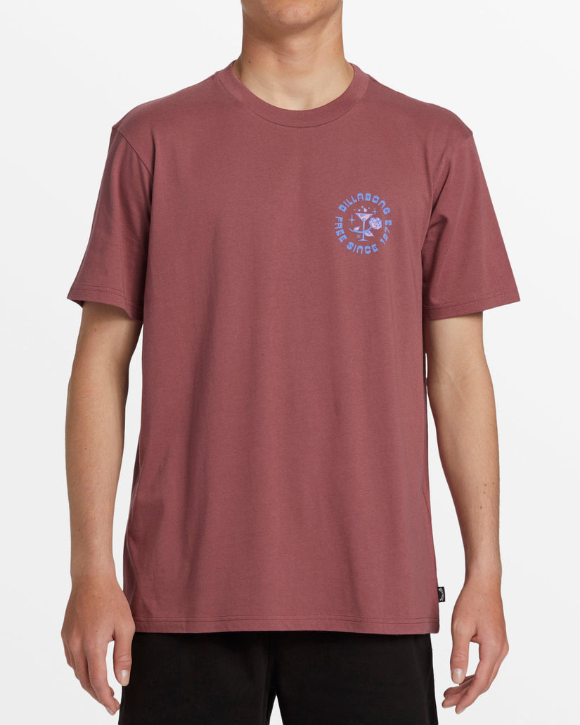 Passage T-Shirt - Dusty Red