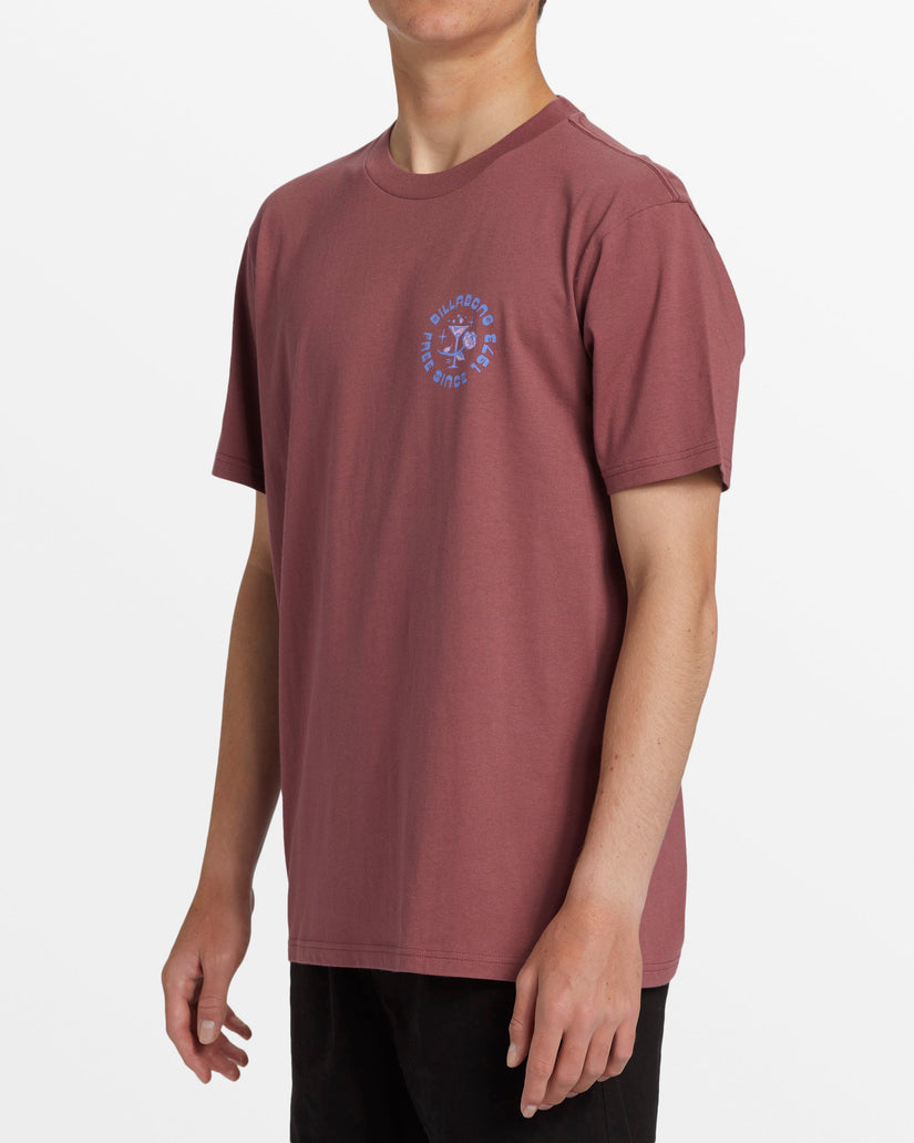 Passage T-Shirt - Dusty Red