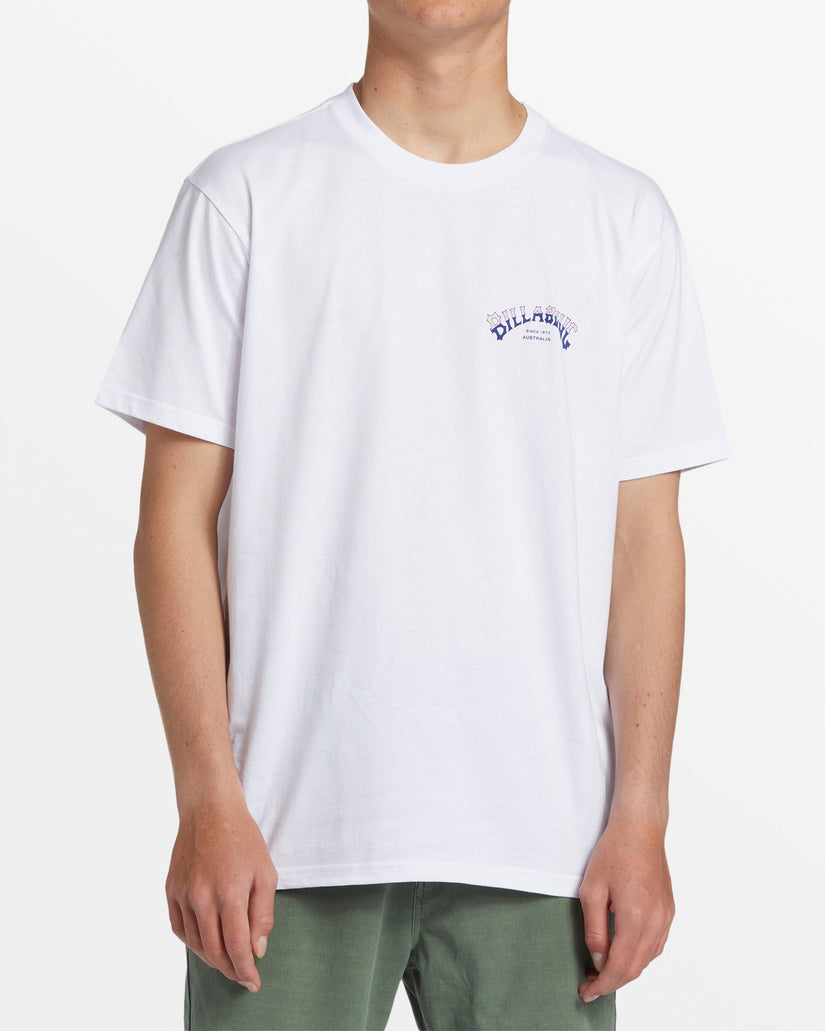 Stacked Arch T-Shirt - White