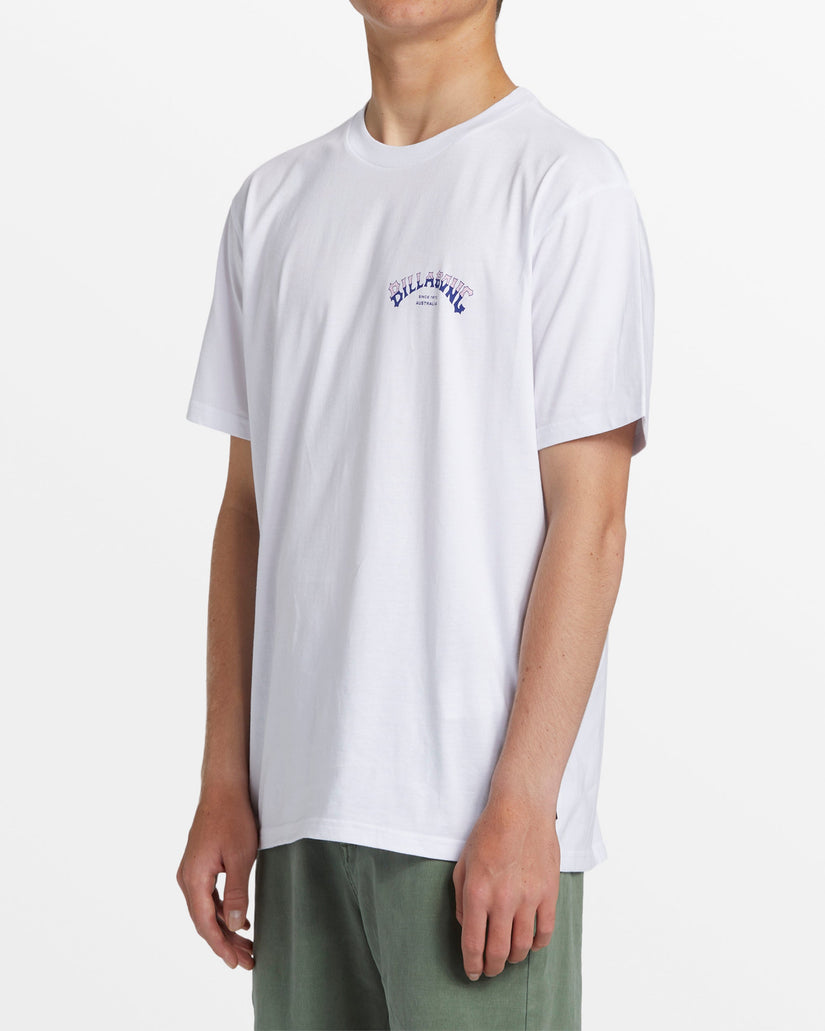 Stacked Arch T-Shirt - White