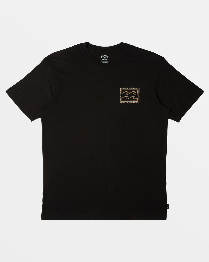 Crayon Wave T-Shirt - Black