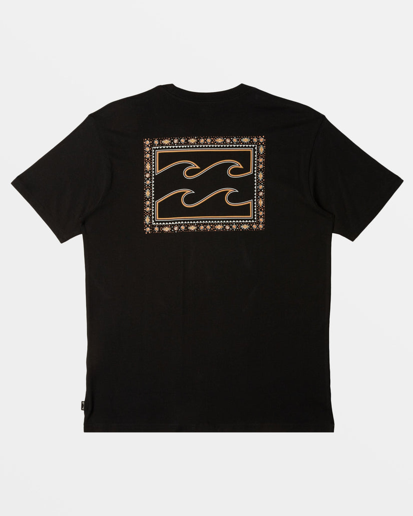 Crayon Wave T-Shirt - Black