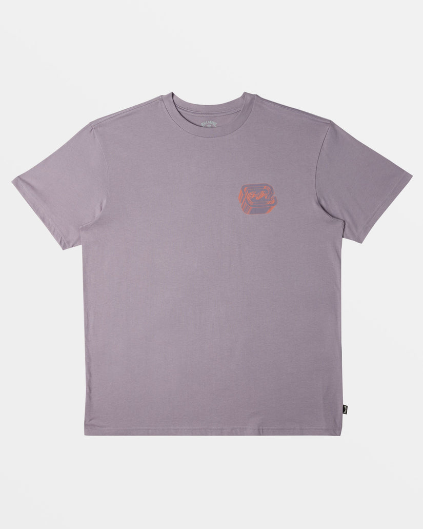 Crayon Wave T-Shirt - Purple Ash