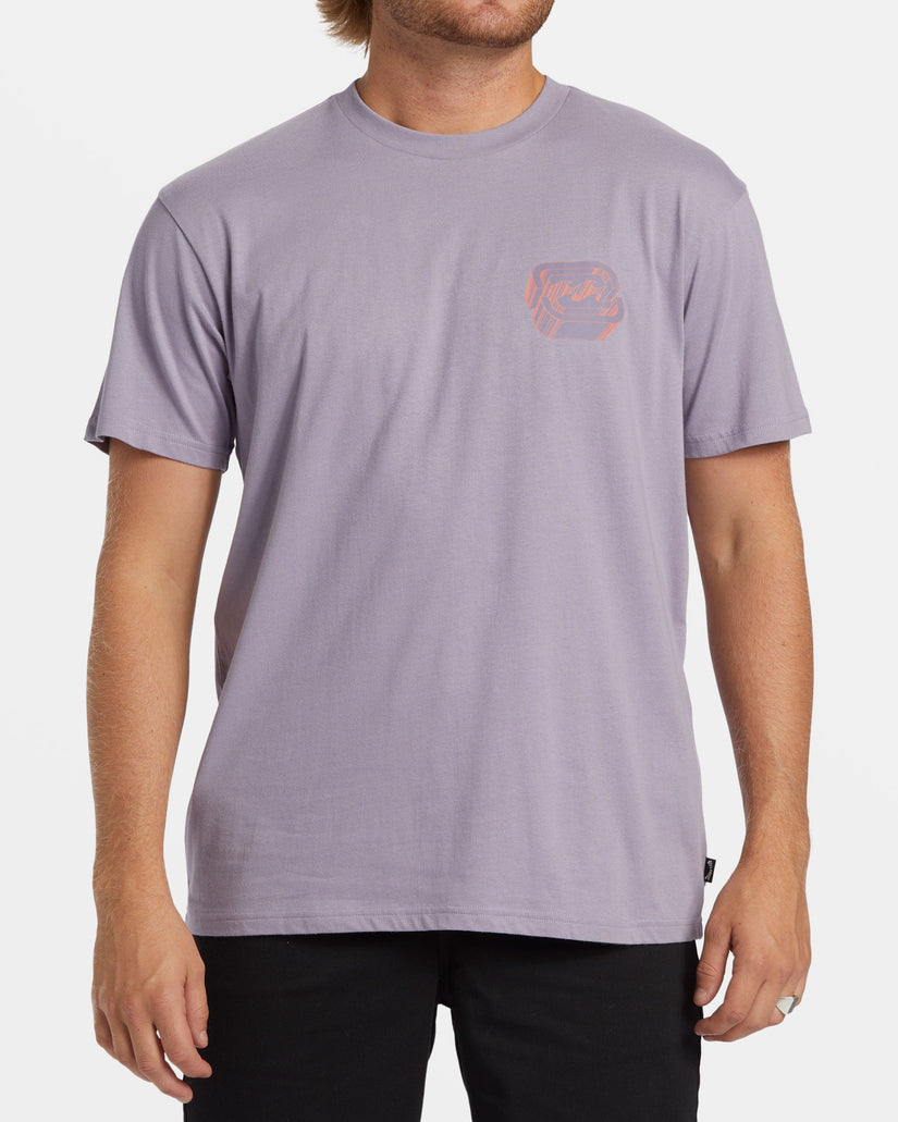 Crayon Wave T-Shirt - Purple Ash