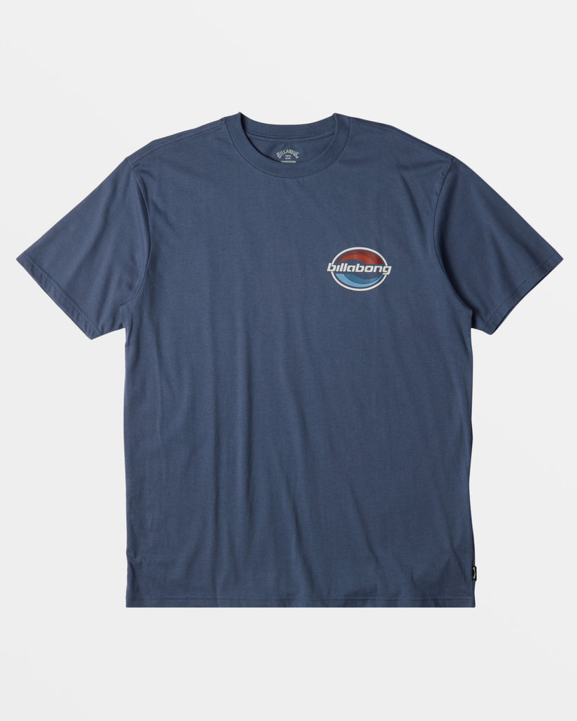 Walled T-Shirt - Slate Blue