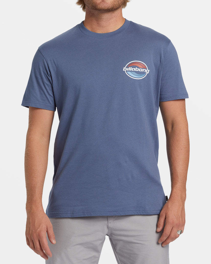 Walled T-Shirt - Slate Blue