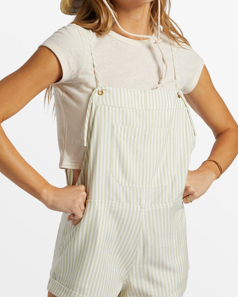 Wild Pursuit Romper - Light Avocado