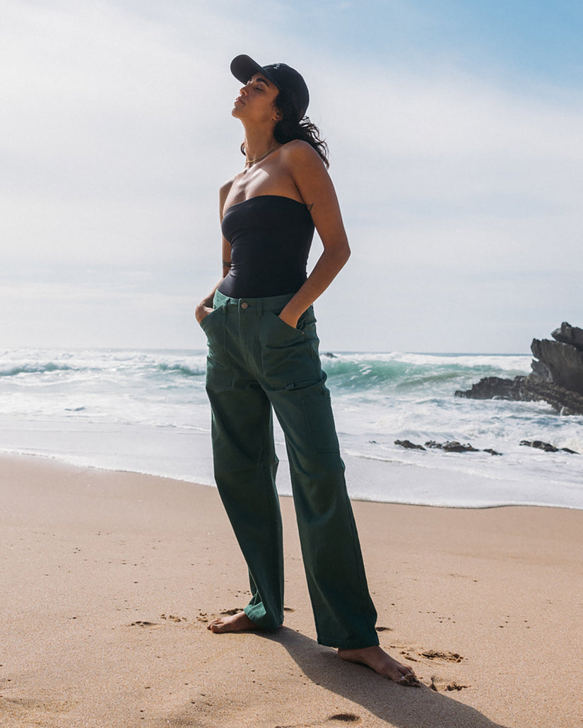 Leia Cargo Pants - Emerald Bay