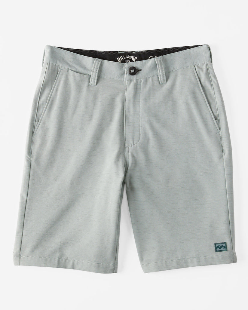 Boy's Crossfire Slub Shorts 18" - Vapour