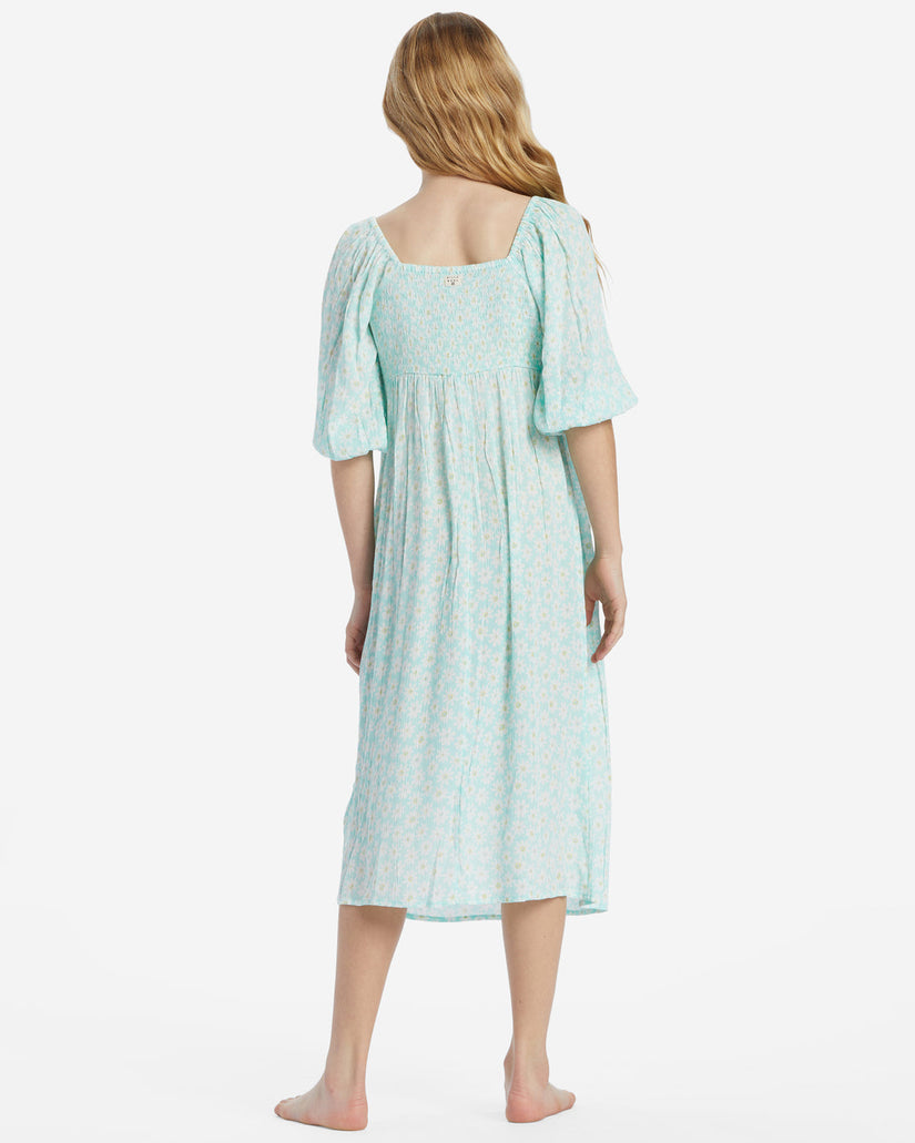 Girls Swept Away Midi Dress - Sweet Mint