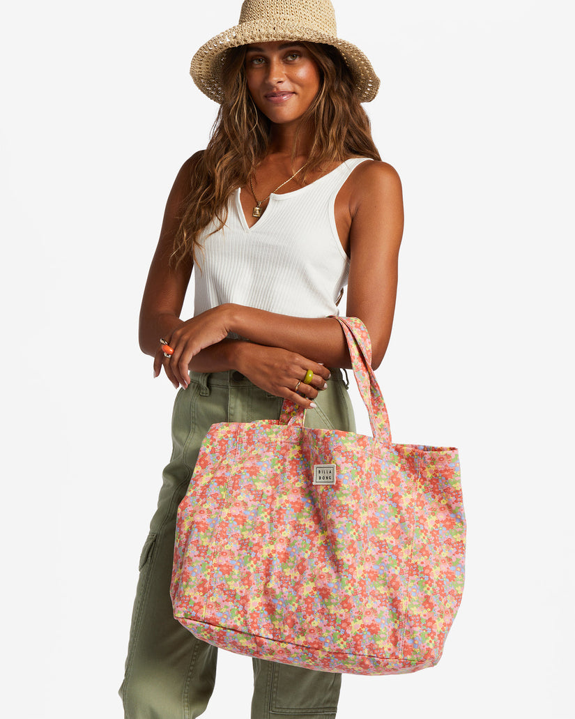 So Essential Tote Bag - Pink Trails