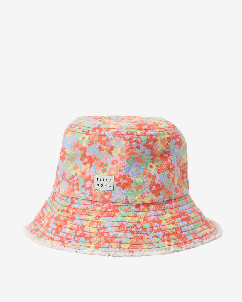 Suns Out Bucket Hat - Pink Trails