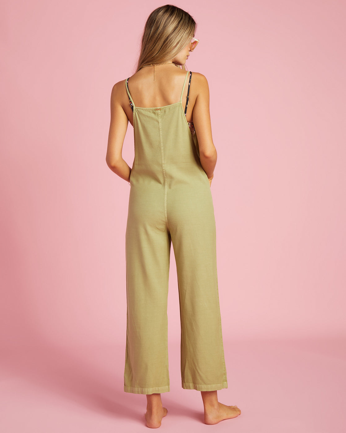 Billabong wide leg jumpsuit deals