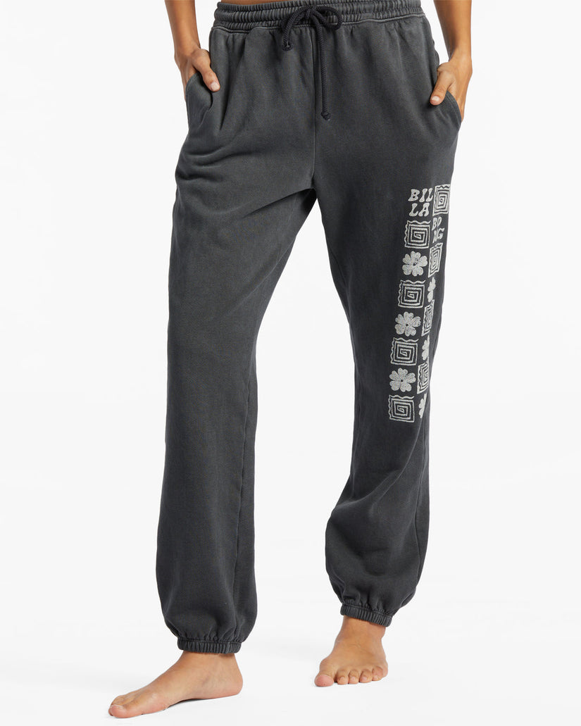 Mystic Surf Joggers - Black Pebble