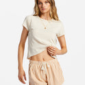 Road Trippin Elastic Waist Shorts - So Tan