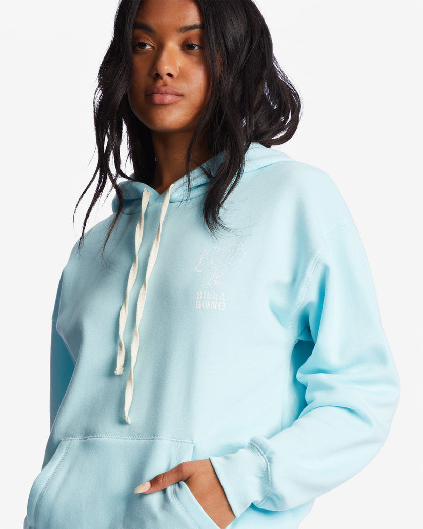 Radiate Love Hoodie - Pure Aqua