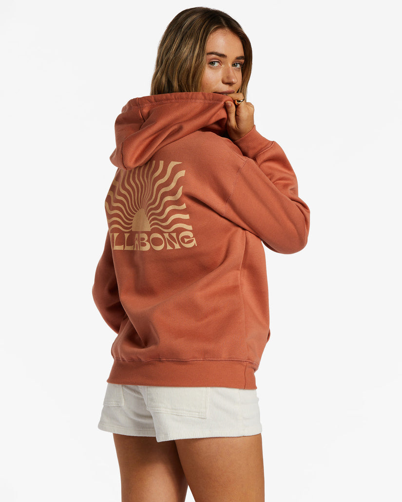 Suns Up Hoodie - Henna