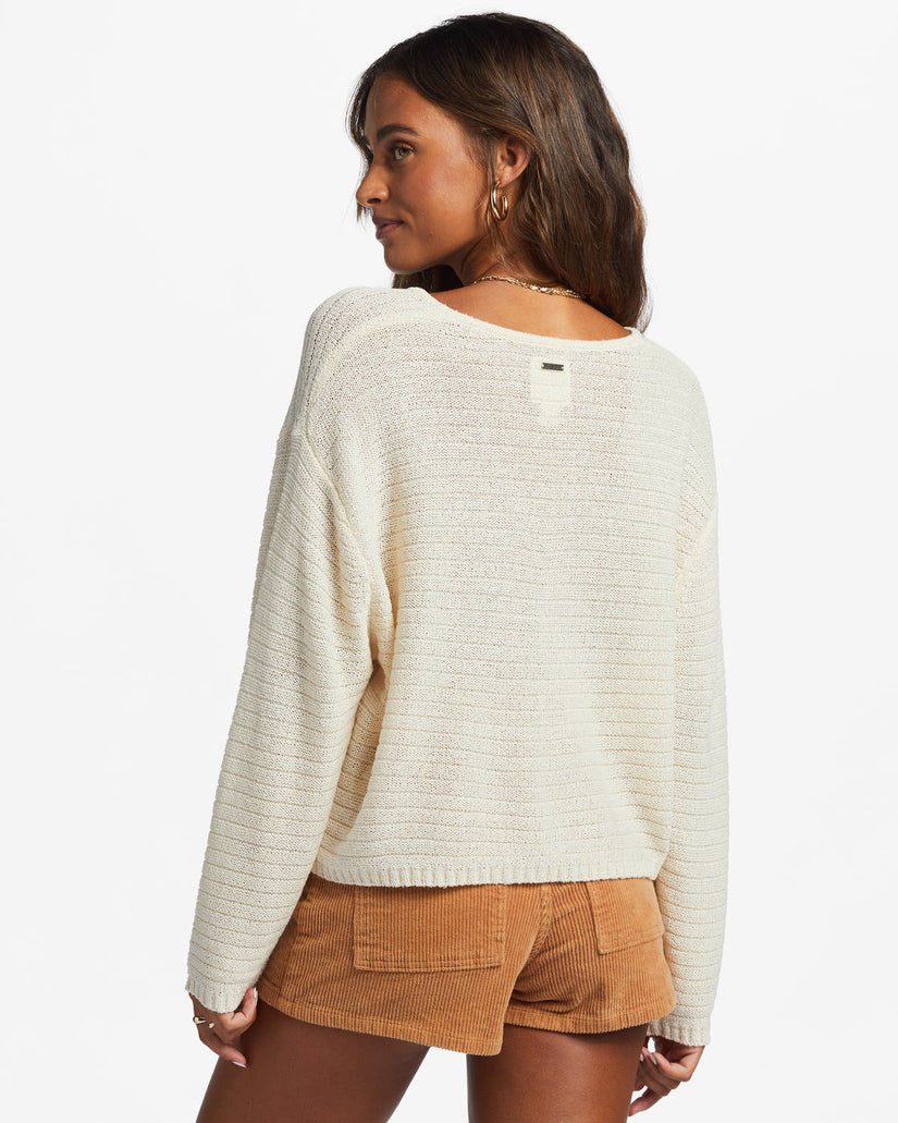 Every Day Pullover Sweater - White Cap 1