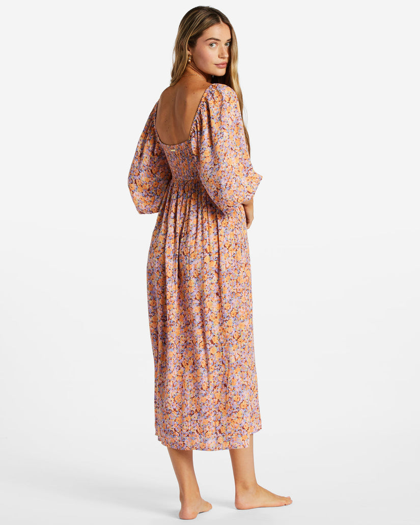 Swept Away Midi Dress - Multi 1