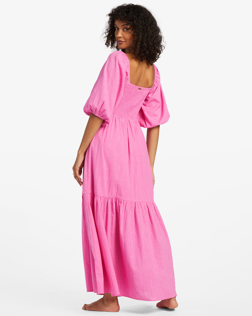 Paradise Cove Maxi Dress - Flirty Fuchsia