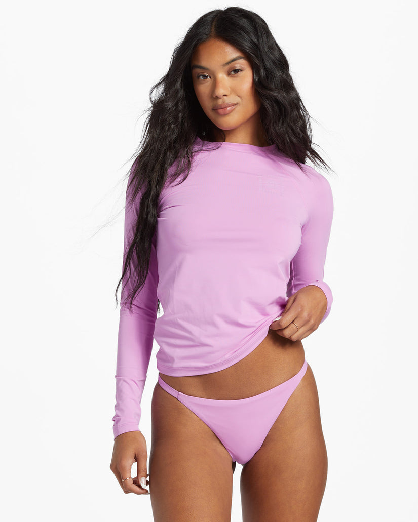 Sol Searcher Long Sleeve Surf Tee - Lush Lilac