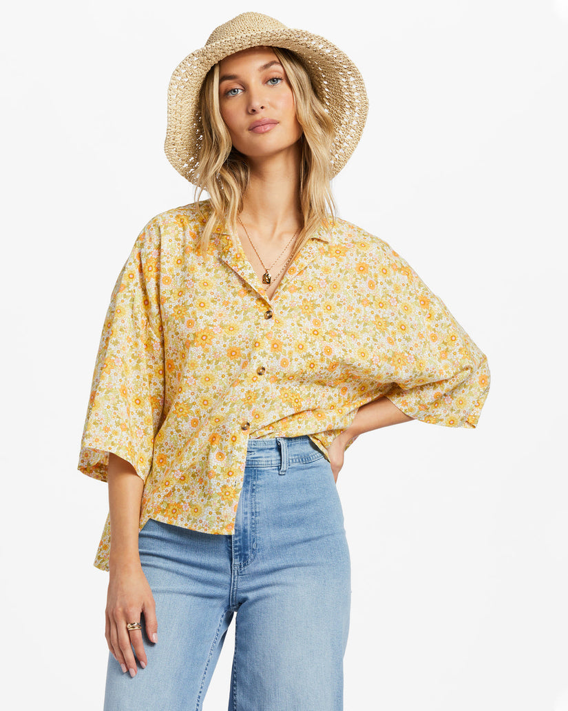 All Good Button-Down Top - Multi 1