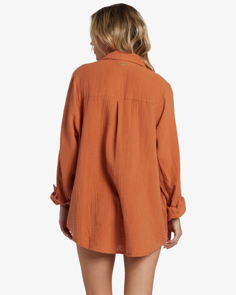 Swell Shirt Woven Shirt - Toffee