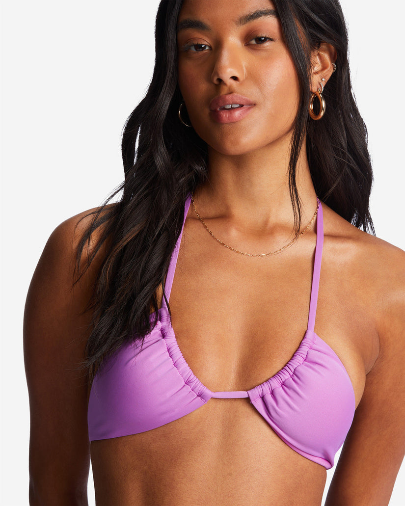 Sol Searcher Multi-Way Triangle Bikini Top - Bright Orchid