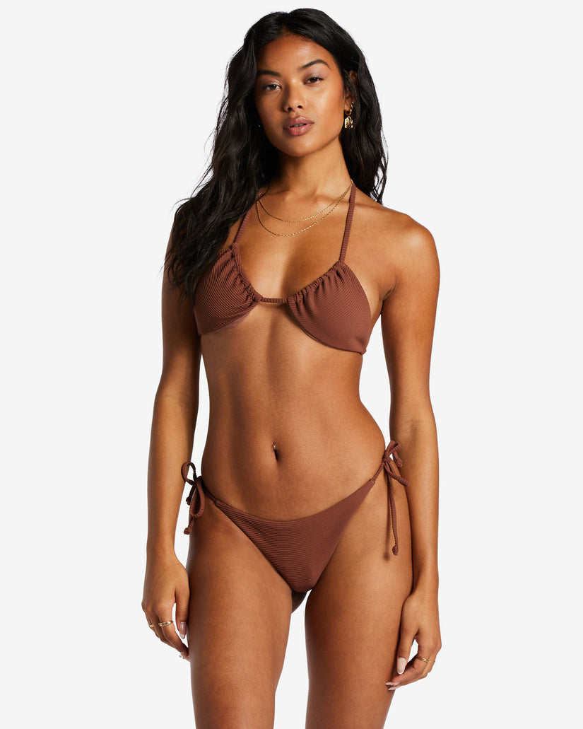 Tanlines Multi Triangle Bikini Top - Mocha