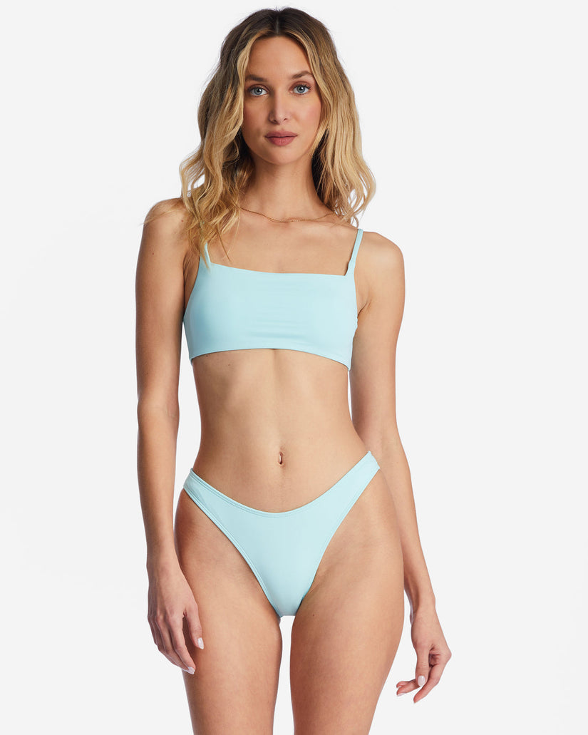 Sol Searcher Zoe Crop Bikini Top - Pure Aqua