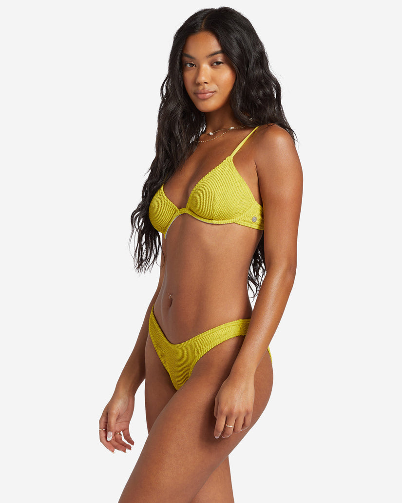 Summer High Reese Underwired Bikini Top - Tart Lime