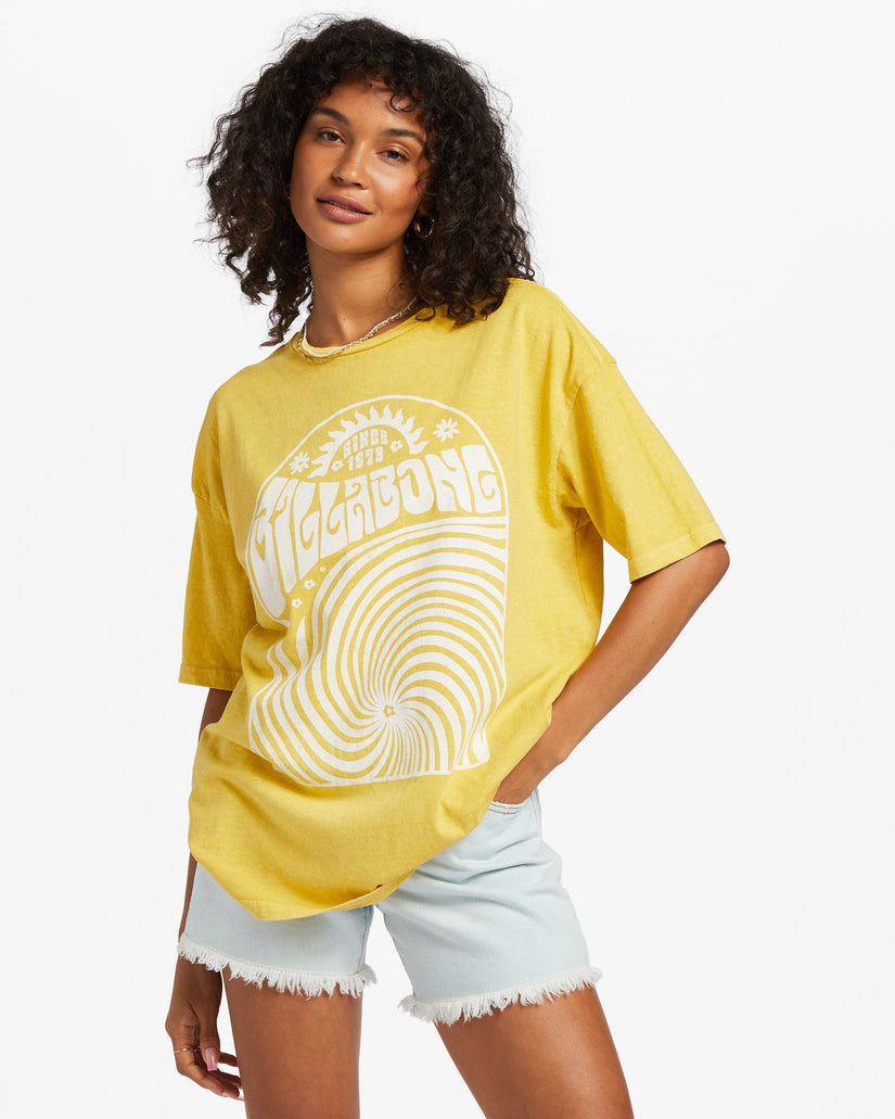 Hello Sunshine Oversized T-Shirt - Honeybee