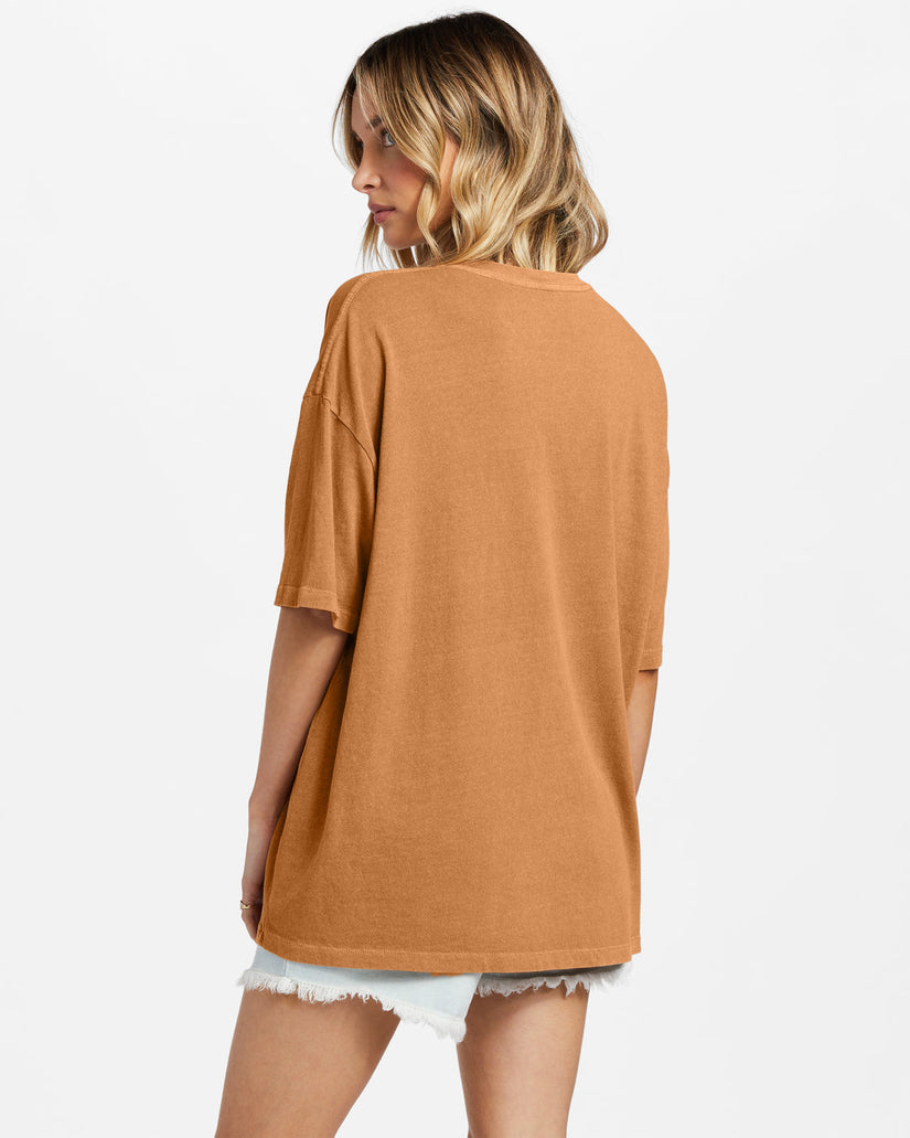 Shine For You Oversized T-Shirt - Summer Spice