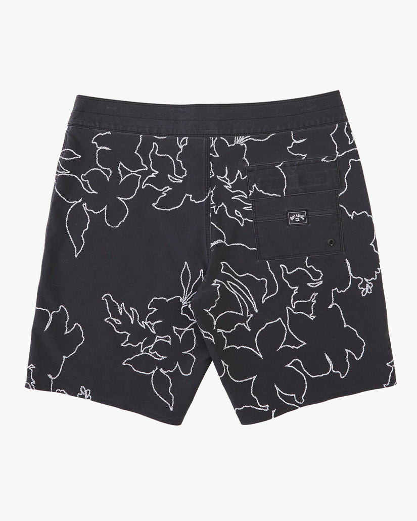 Sundays Pro Boardshorts 19" - Black White