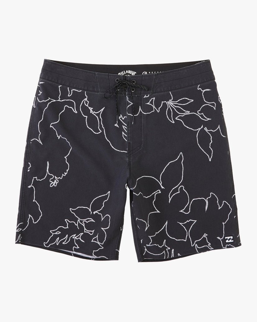 Sundays Pro Boardshorts 19" - Black White