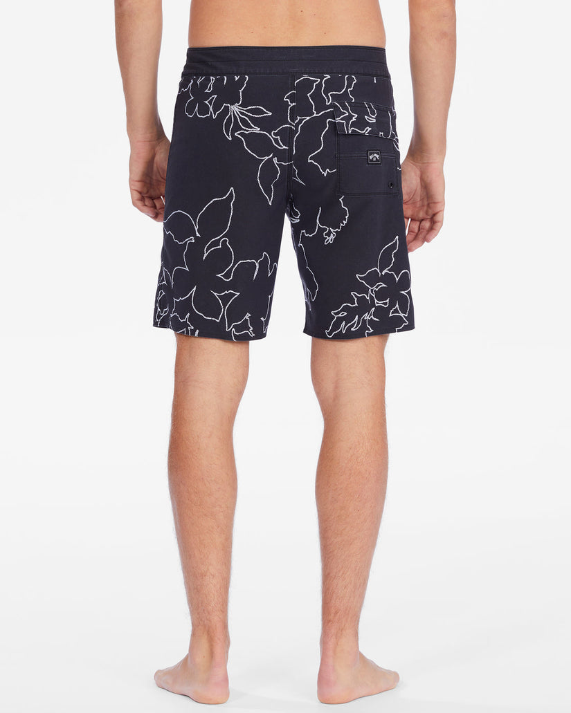 Sundays Pro Boardshorts 19" - Black White