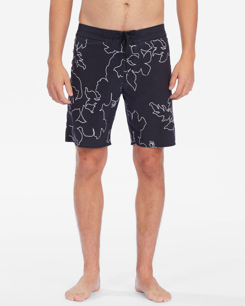 Sundays Pro Boardshorts 19" - Black White