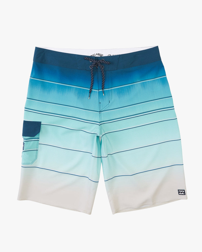 All Day Stripe Pro Boardshorts 21" - Mint