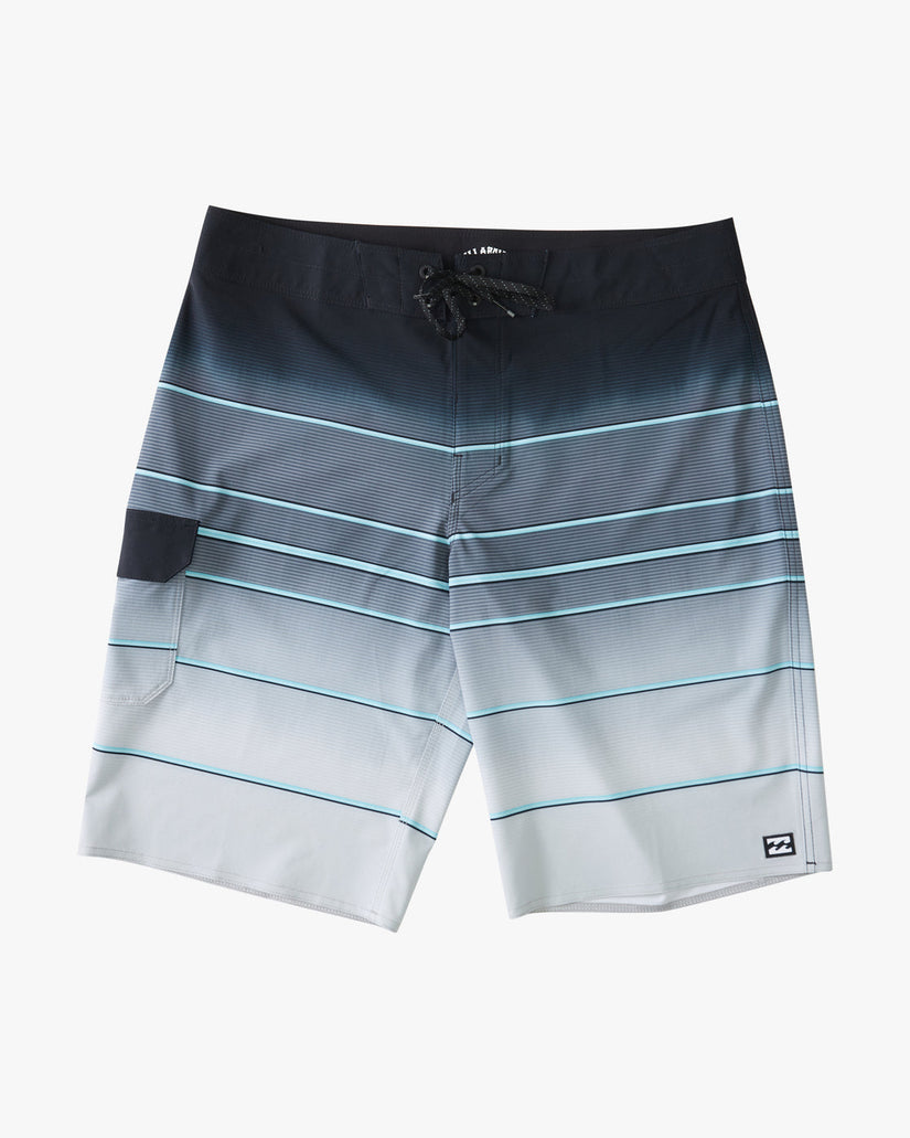 All Day Stripe Pro Boardshorts 21" - Stealth