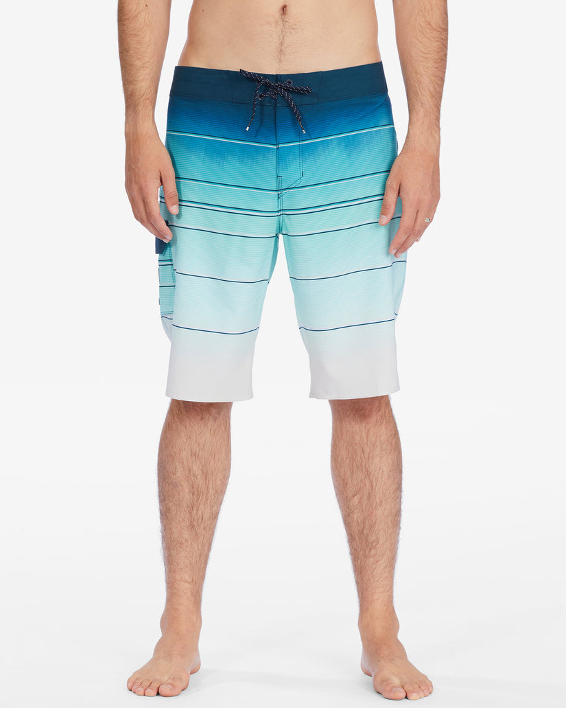 All Day Stripe Pro Boardshorts 21" - Mint