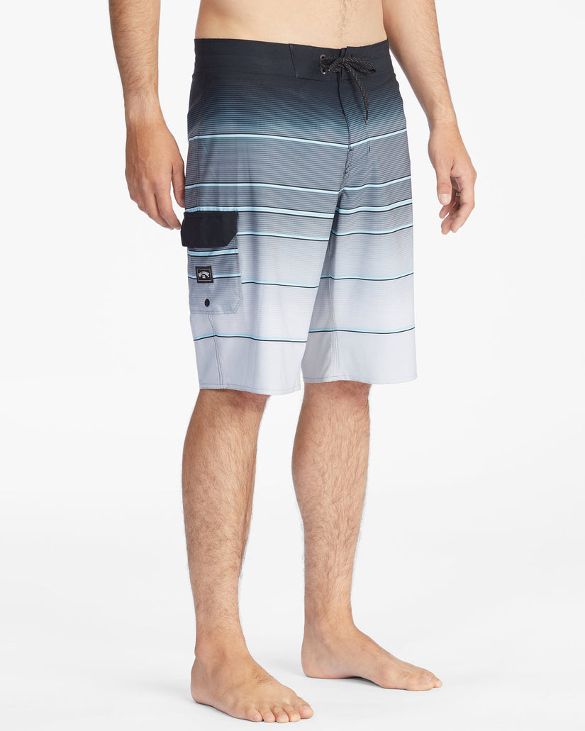 All Day Stripe Pro Boardshorts 21" - Stealth