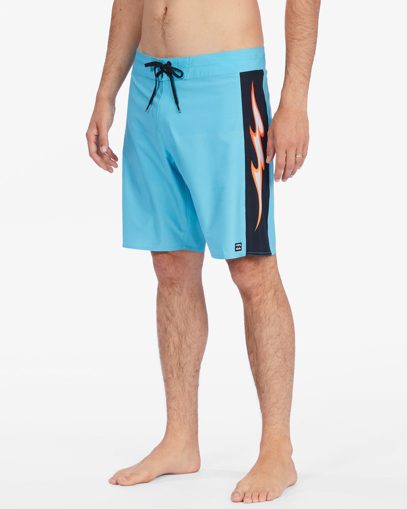 D Bah Airlite Boardshorts 19" - Neon Blue