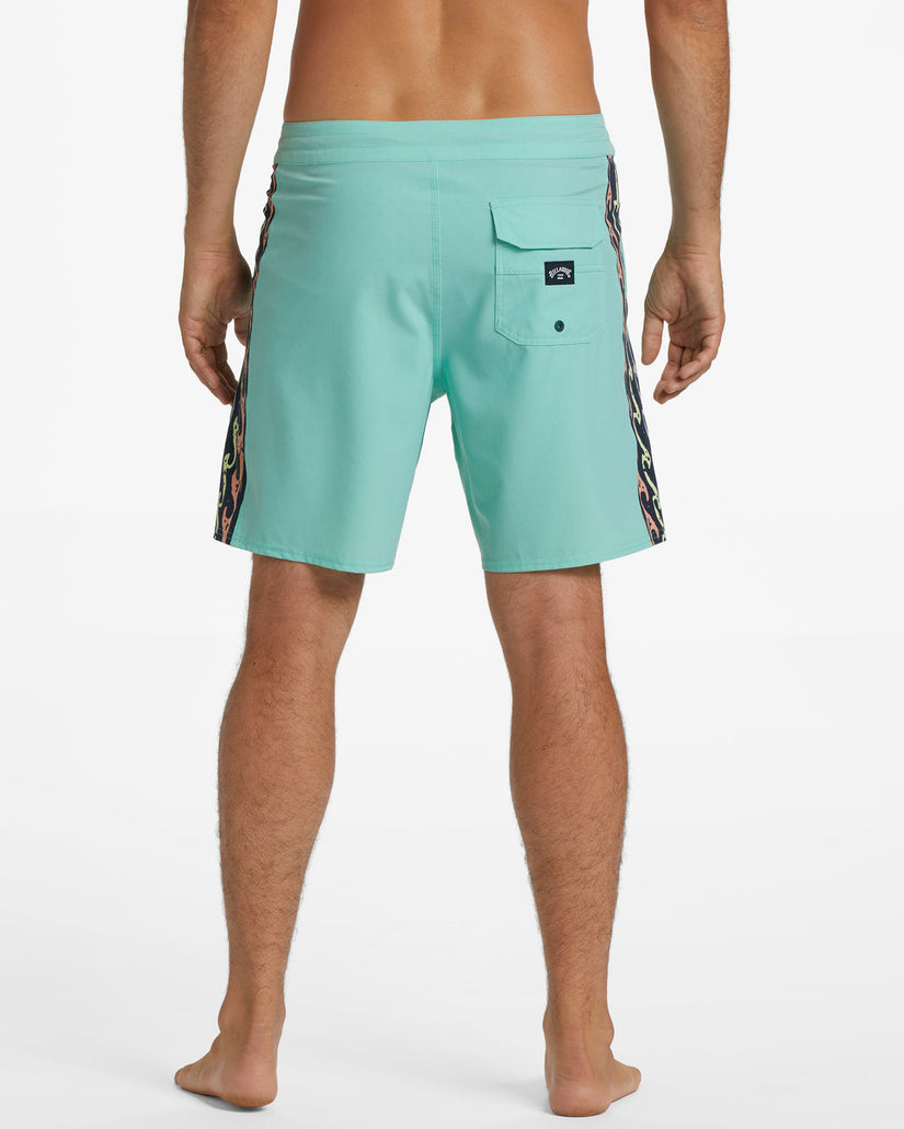 D Bah Lo Tide 18" Boardshorts - Minty