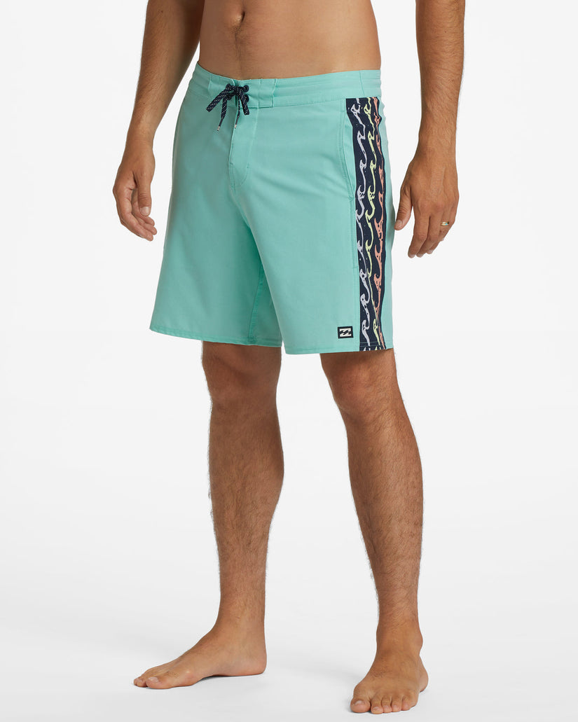 D Bah Lo Tide 18" Boardshorts - Minty