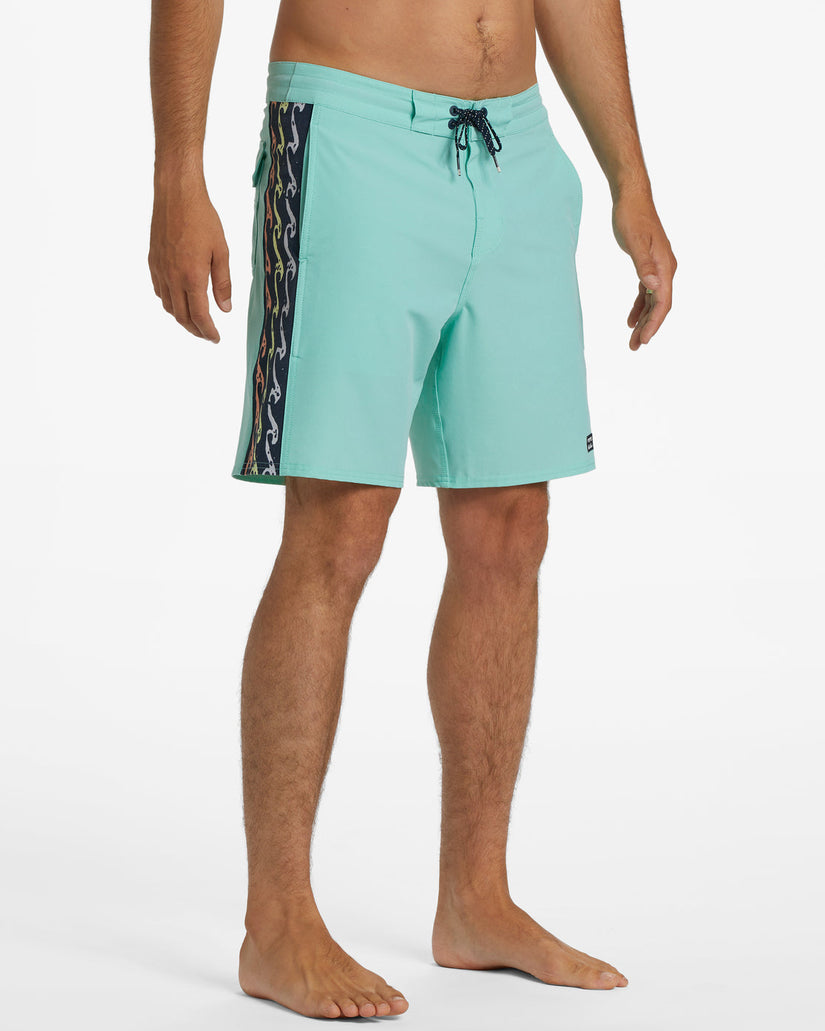 D Bah Lo Tide 18" Boardshorts - Minty